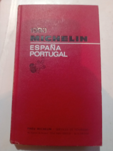 Libro Guía Turística Europea Michelín Antigua 1980
