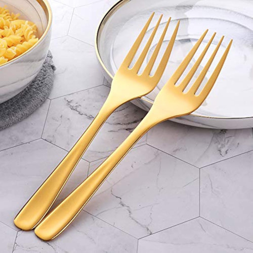 Tenedores Para Servir Buffet, Acero Inoxidable, 10 Pulgadas,