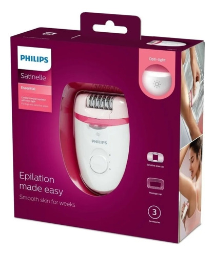 Depiladora Philips Satinelle Con Accesorios/ Bre255.