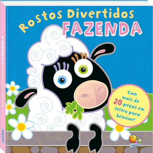 Rostos divertidos: fazenda, de Todolivro; Todolivro. Editorial Todolivro, edición 1 en português
