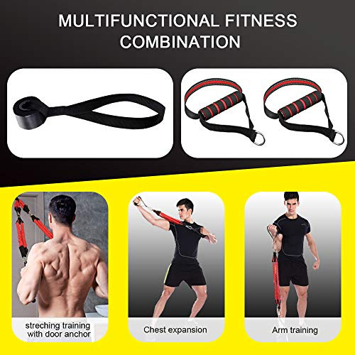 Kit Pilates Portátil Foser, Barra Ejercicio Desmontable,