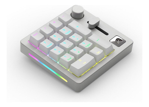 Teclado Glorious Gmmk Numpad Rgb Sem Cabo Branco