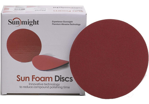 Disco de espuma Sunmight 96223 6 sem furo de velcro Sunfoa
