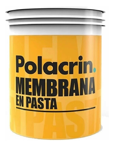 Membrana En Pasta Polacrin Gris 10 Litros