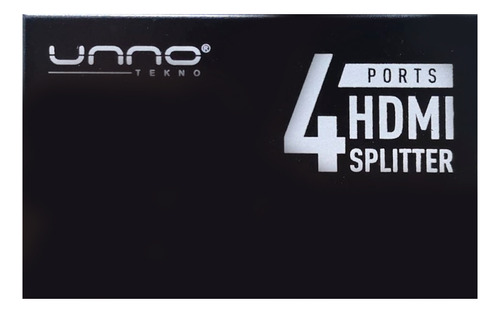 Splitter Unno 4 Puertos Hdmi 4k X 2k 30hz 3d Compatible - Sp