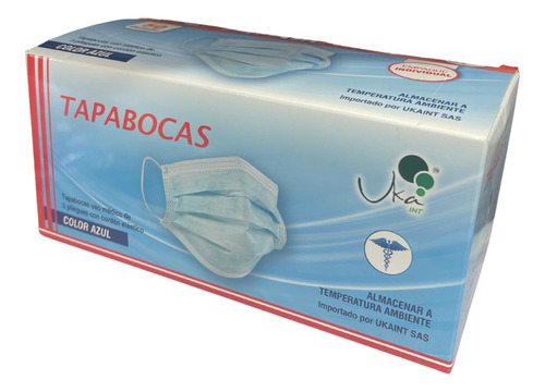 Tapabocas Quirúrgico X 50 Und