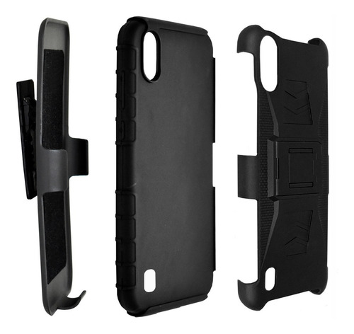 Imagen 6 de 10 de Funda Uso Rudo 3 En 1 Zte Blade A5 2020