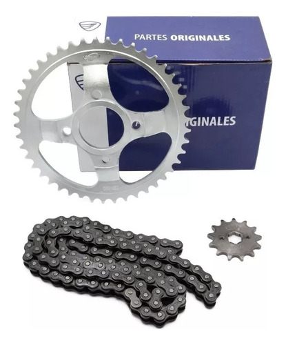 Kit Arrastre Sprocket Cadena Italika Orignal Dm150 2010-2019