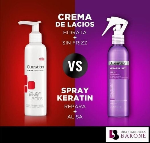 Imagen 3 de 4 de Tratamiento Keratin Lift Question Reparador Sin Enjuague