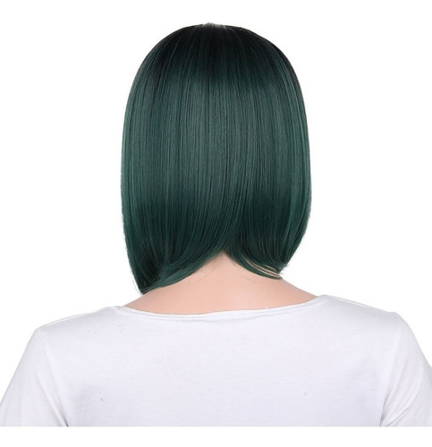Hermosa Verde Ombre Bob Envío Inmediato Gratis Kanekalón
