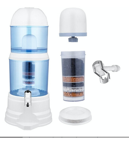 Filtro De Agua Purificador Bioenergetico 8 Etapas Mineral Color Blanco