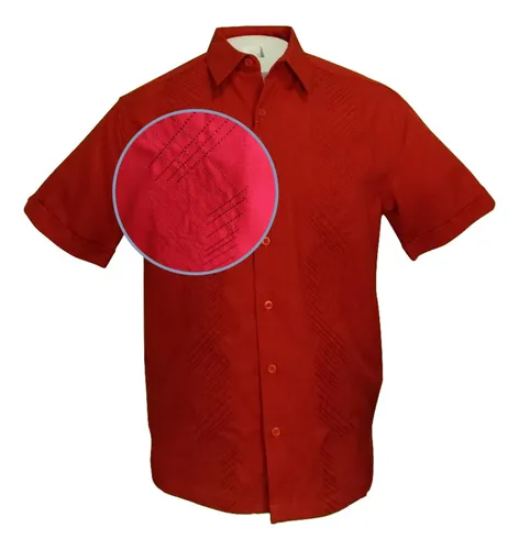 Guayaberas rojas hotsell