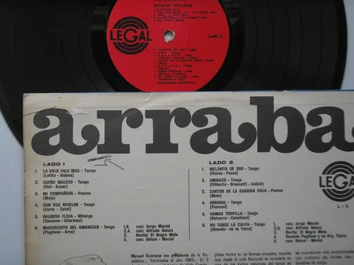 Osvaldo Pugliese Jorge Maciel Alfredo Belusi Mela Lp Vinilo (Usado)