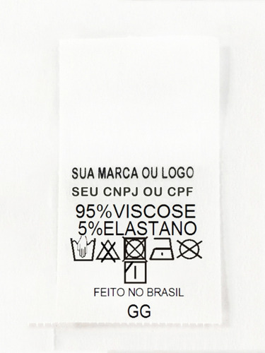 Etiqueta De Roupa Para Imprimir 1000 Envio Já