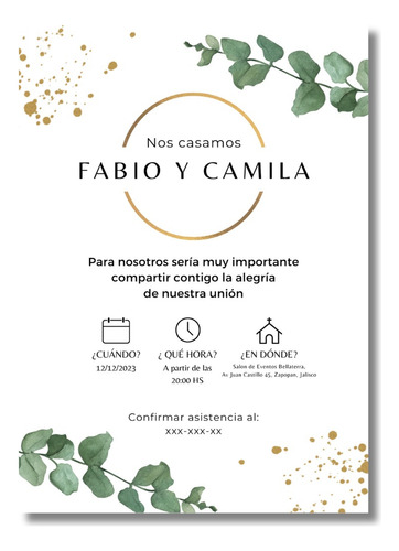 Invitacion Boda Kit Imprimible Modelo 9 Compromiso