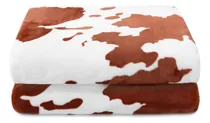 Comprar Mantas Y Mantas Suaves Manta Con Estampado De Vaca Para