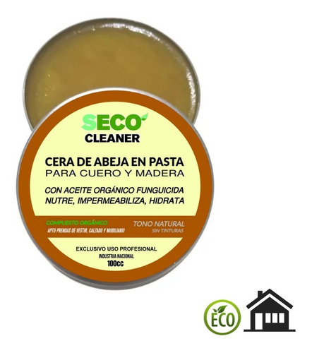 Cera Abeja Cuero Madera 100cc C/aplicador Nutridor Restaura