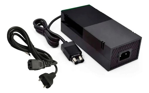 Fonte Xbox One 2 Pinos + Bateria Recarregável Cabo Controle
