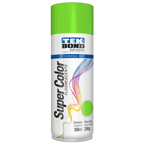 Pintura Spray Verde Fluorescente Tek Bond Cod: 1060740