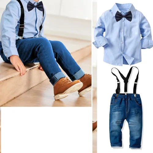 Outfit camisa de mezclilla niño sale