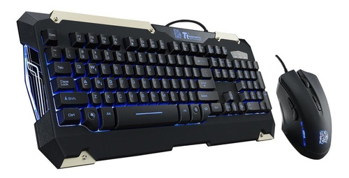 Kit Gamer De Teclado Y Mouse Tt Esports Commander