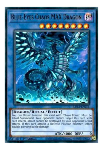 Yugioh! Blue-eyes Chaos Max Dragon (green)