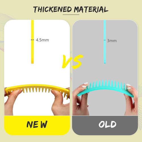 Large Hair Detangling Comb Wide Tooth Comb For Curly Hair Ah