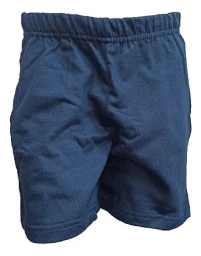 Short Algodon Rustico Liso Colegial Niños H3