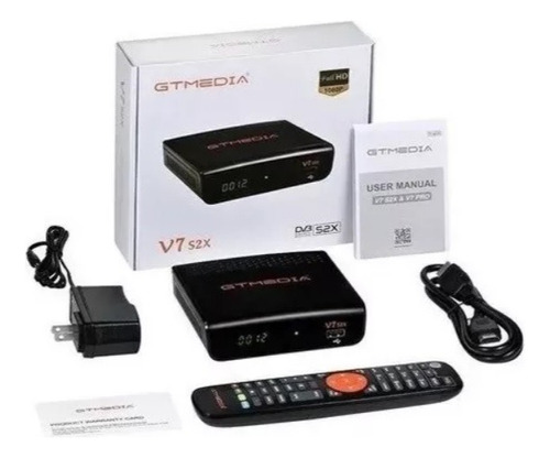 Reseptor De Tv Gtmedia V7 S2x + Antena Satelita