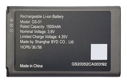 Bateria De Litio 3.8v 1500mah Para Telefonos Wp810 Y Wp820