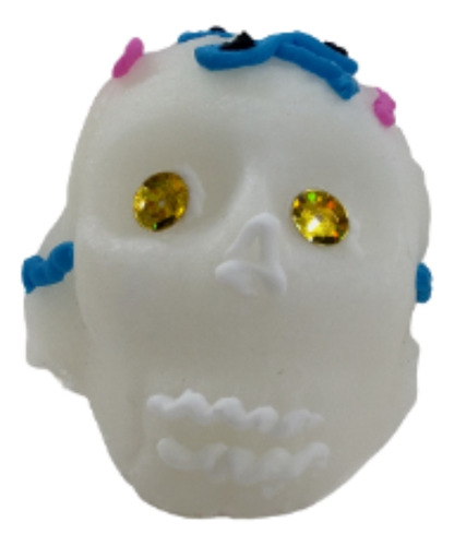 50 Calavera De Azúcar #2 Dulce Altar De Muertos Tradicional