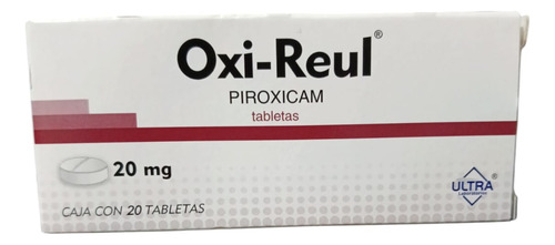 Oxi-reul Ultra - Piroxicam De 20 Mg