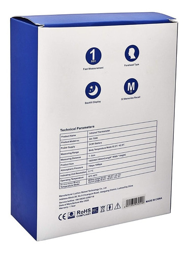 Termómetro Infrarrojo Laser Digital Lcd Centigrado
