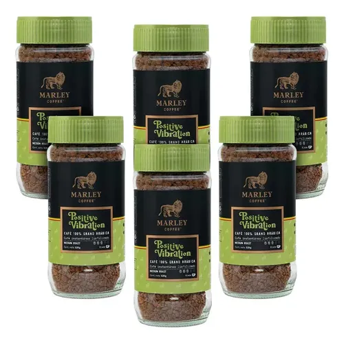 Pack 6x Café Liofilizado Positive Vibration Marley Coffee