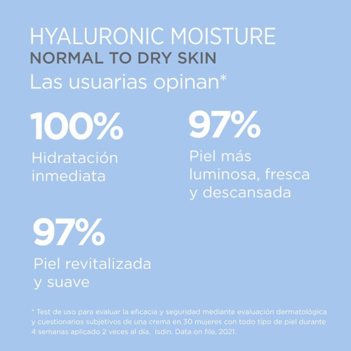 Isdinceutics Prevent Hyalorunic Moisture Piel Normal Seca50g
