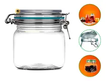 Comprar Frasco Vidrio Para Conservar Alimentos Recipiente Hermetico.