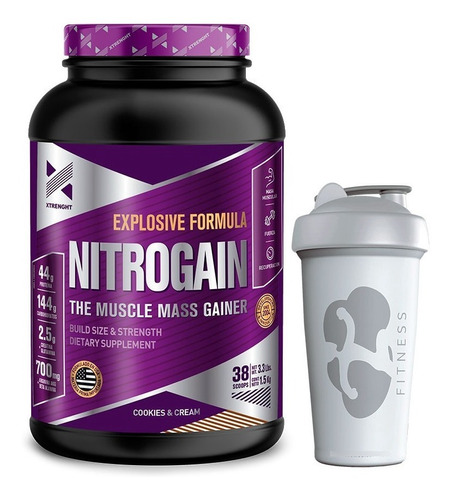 Xtrengh Nitrogain 1.5 Kg + Vaso