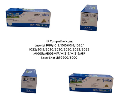 Toner Hp Compatível Com Laserjet 1010 1012 1015 1018 Com 1
