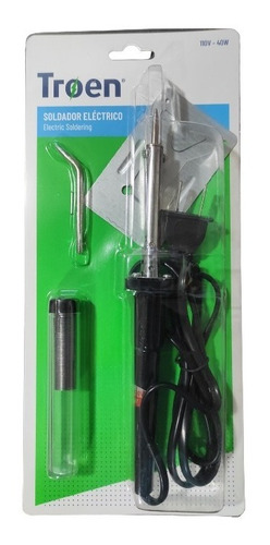 Kit Cautin Para Soldar 40w C/ Estaño Base Para Cautil Troen®