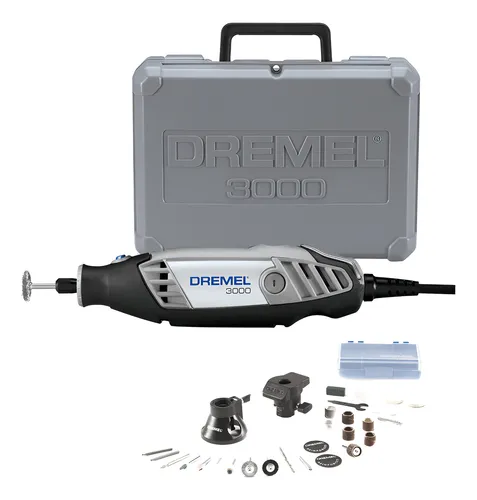 Minitorno Dremel 3000 Con 30 Accesorios Y 2 Aditamentos 90 W