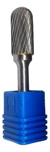 Fresa Carburo De Tungsteno 6mm Cilindrica Punta Redonda