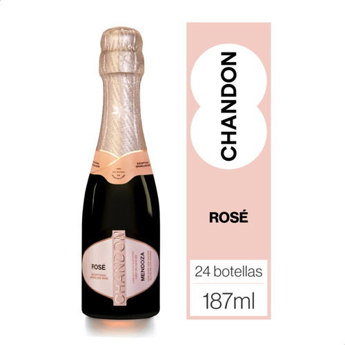 Champagne Chandon Rose Brut 187ml X24