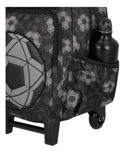 Mochila escolar Xtrem Run Pack 5XT color negro diseño football 35L