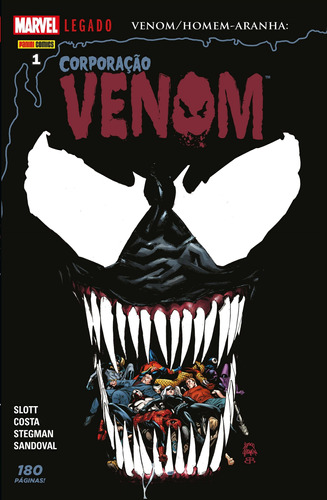 Venom/Homem-Aranha: Corporação Venom, de Dan, Slott. Editora Panini Brasil LTDA, capa dura em português, 2019