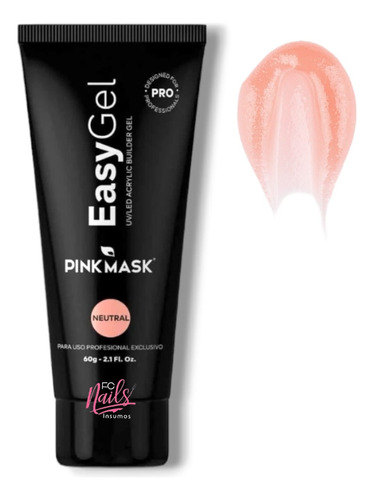 Pink Mask Easy Gel 60 G. Polygel Uv Led