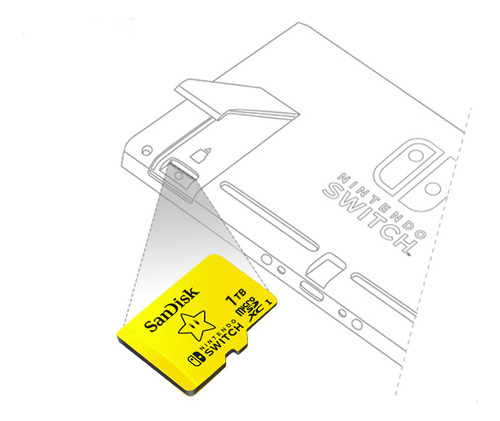 Sandisk Memoria Micro Sd 1tb Para Nintendo Switch 4k Qw1 A 100m/s Switch Gopro Dji