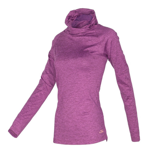 Polera Manga Larga Mujer Con Cuello Primera Capa Outdoor