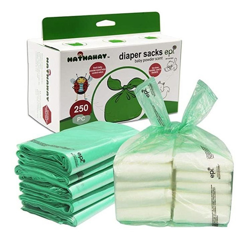 Desechables Para Bebés Bolsas Para Pañales, 100% Biodegradab