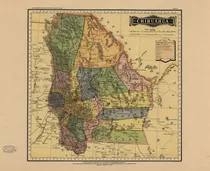 Comprar Lienzo Canvas Arte Atlas Mapa Estado De Chihuahua 1886 80x98