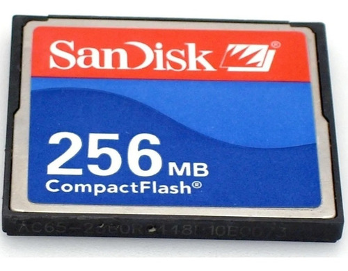 Cartão De Memória Compact Flash (cf) Sandisk 256mb
